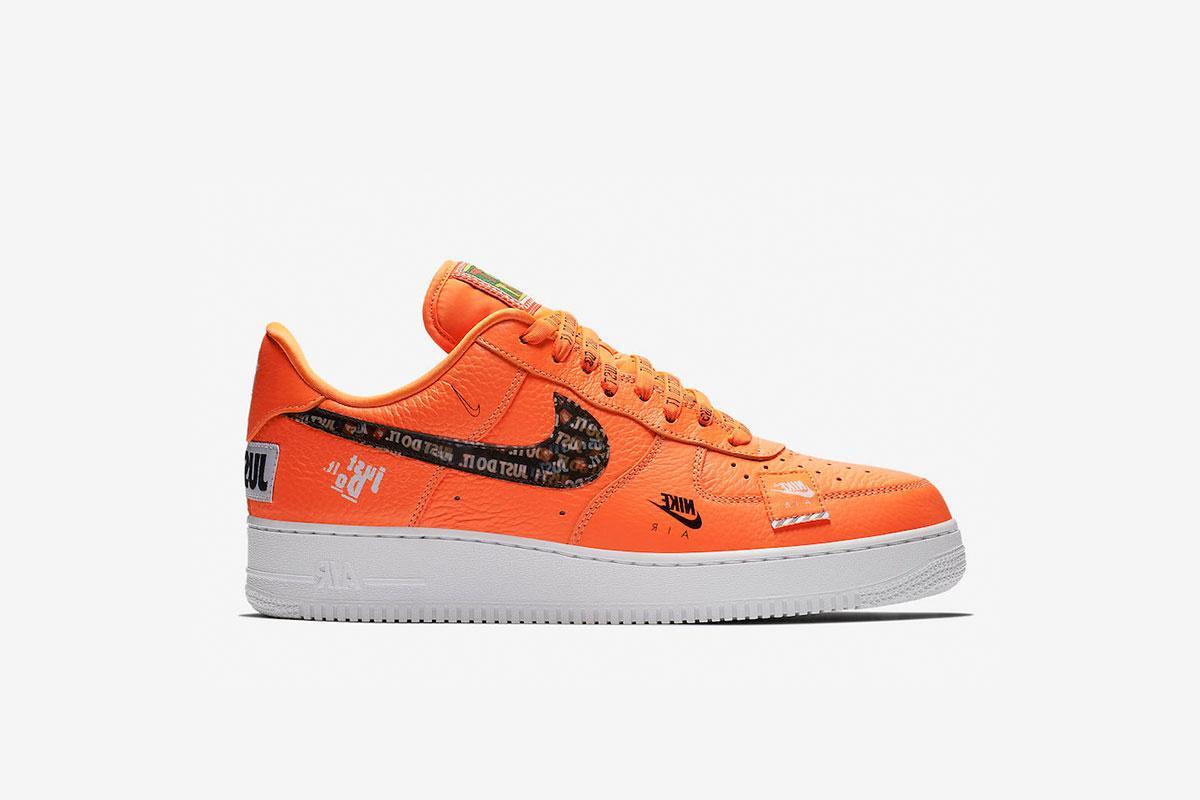 Nike Air Force 1 07 PRM Just Do It Total Orange AR7719 800 AFEW STORE